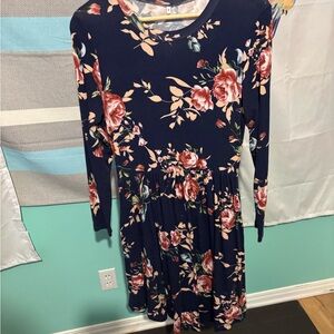 Floral Long Sleeve Dress
